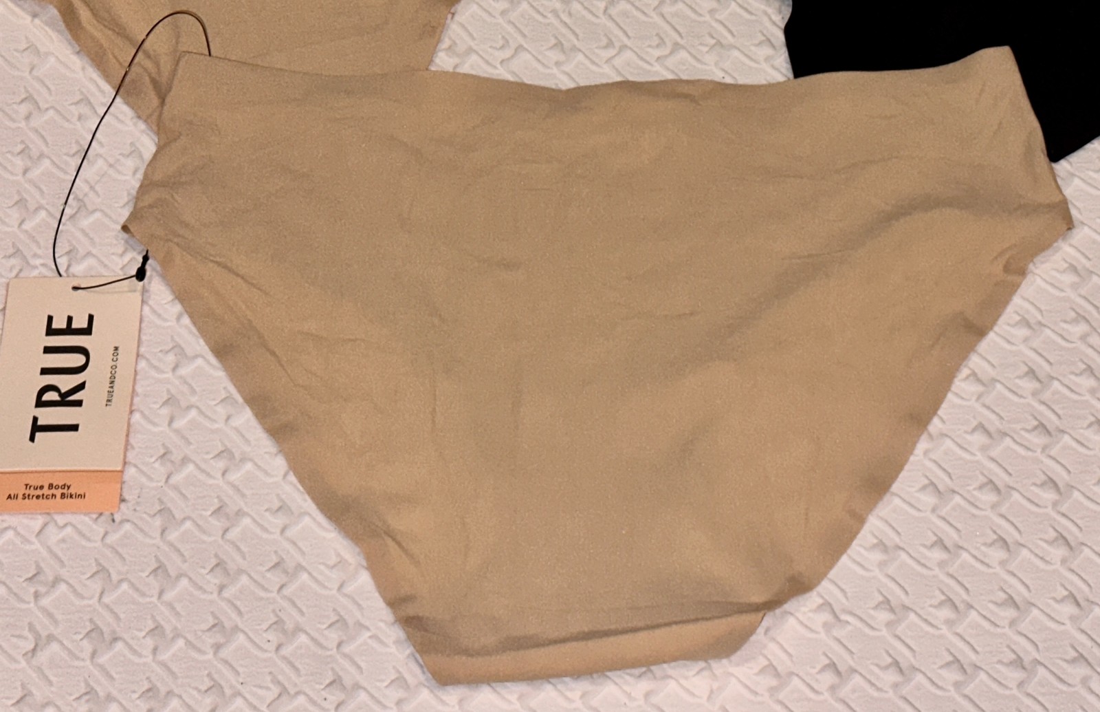 TRUE AND CO Body 3 Pk Nude Black All Stretch Bikini Panty Womens O/S fits XL-3X