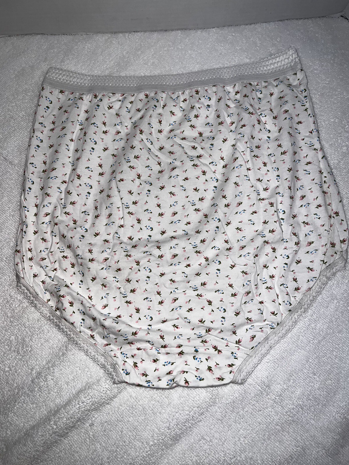 Women Full Coverage Panties Cotton Intimate Fashion By Teri Floral 6pk Size 10