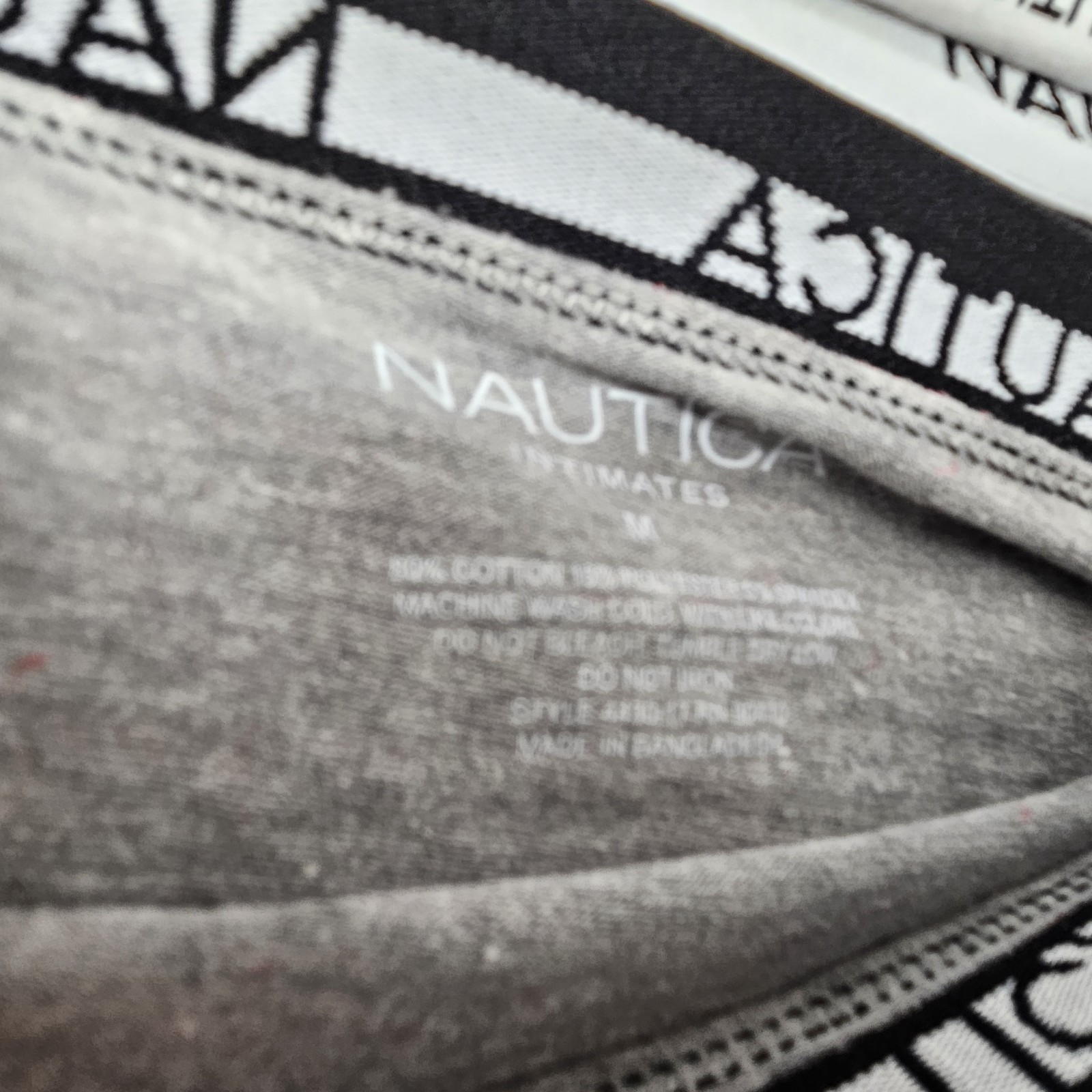4 Pack NAUTICA Womens S M L Logo Cotton Hipsters Panties Red White Black Gray