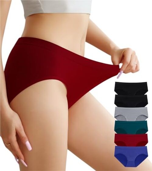Women’s Underwear Wicking Stretch Hipster Panties X-Large-XX-Large Multicolor