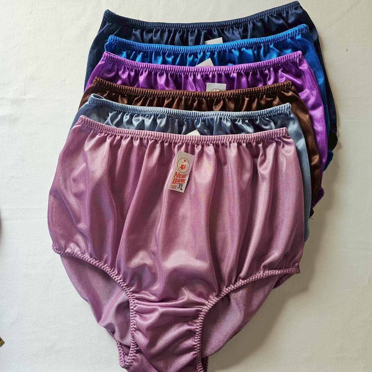 6 Nylon Underwear Granny Panties Comfort Woman Man Briefs High Waist 36″-42″ XL