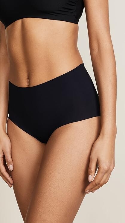 commando E2919 Women’s Classic High Rise Panties, Black, M-L
