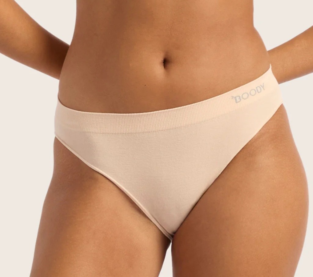 Boody Classic Bikini Sz Ex-Large XL Soft Comfy VISCOSE Great Fit Beige