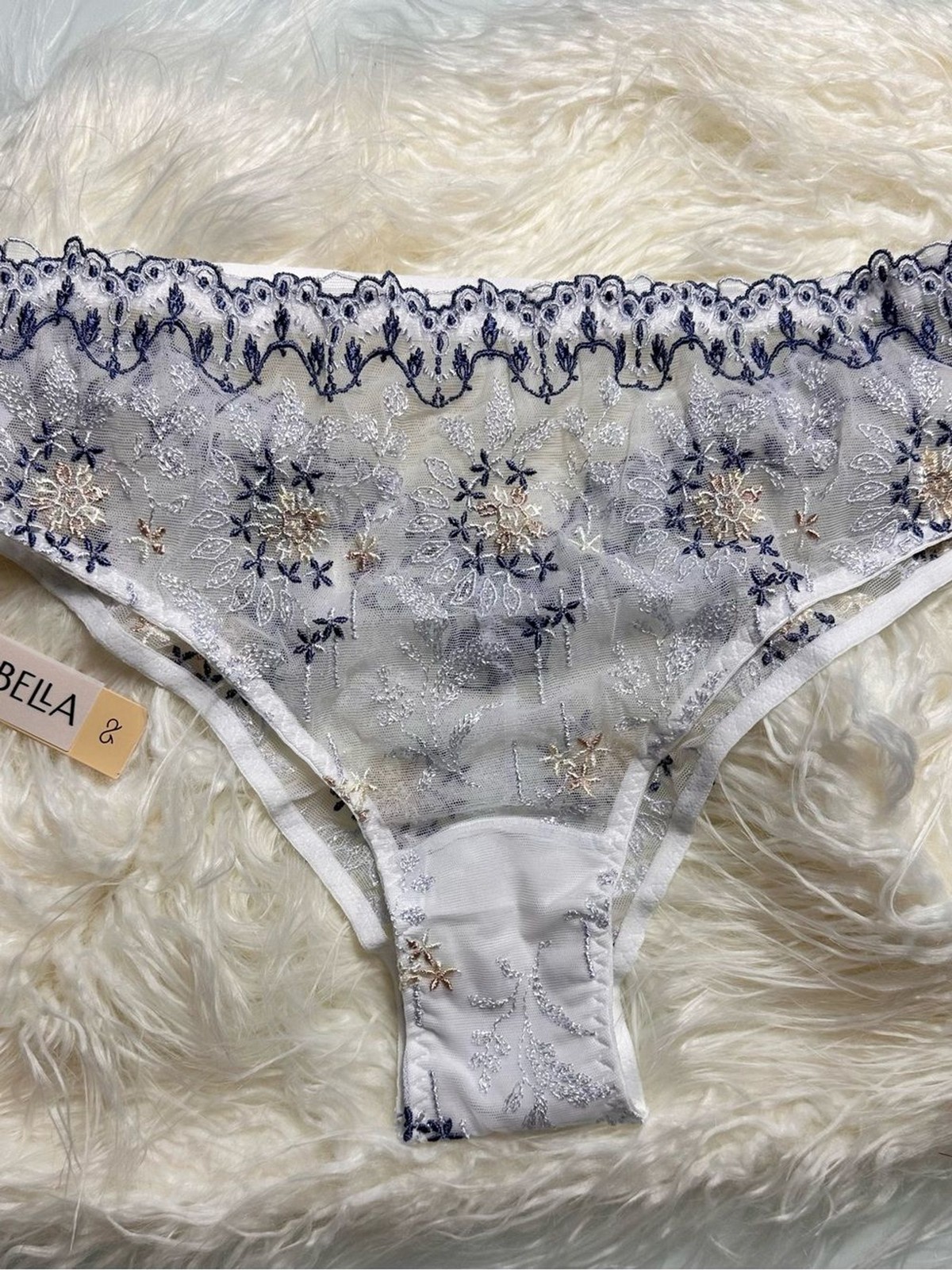 NWT Cosabella Ushuaia Naughty Bikini Sz L Bridal Collection Something Blue Italy