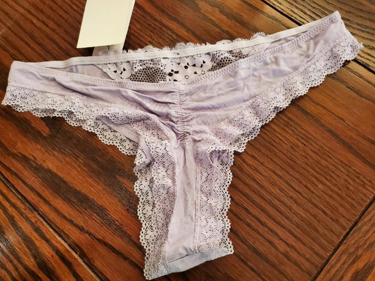 NWT HONEYDEW THONG PANTIES WILLOW LACE INSETS 28298 DREAMER XL