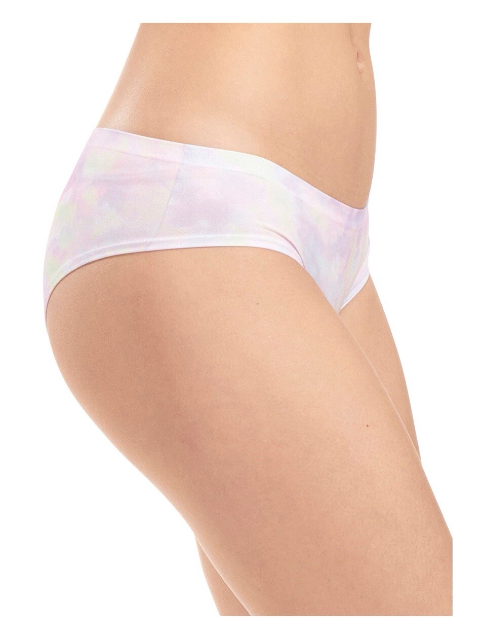 NO BOUNDARIES Women’s XXL Seamless Hipster Panties – Dusty Rose / Purple Petunia