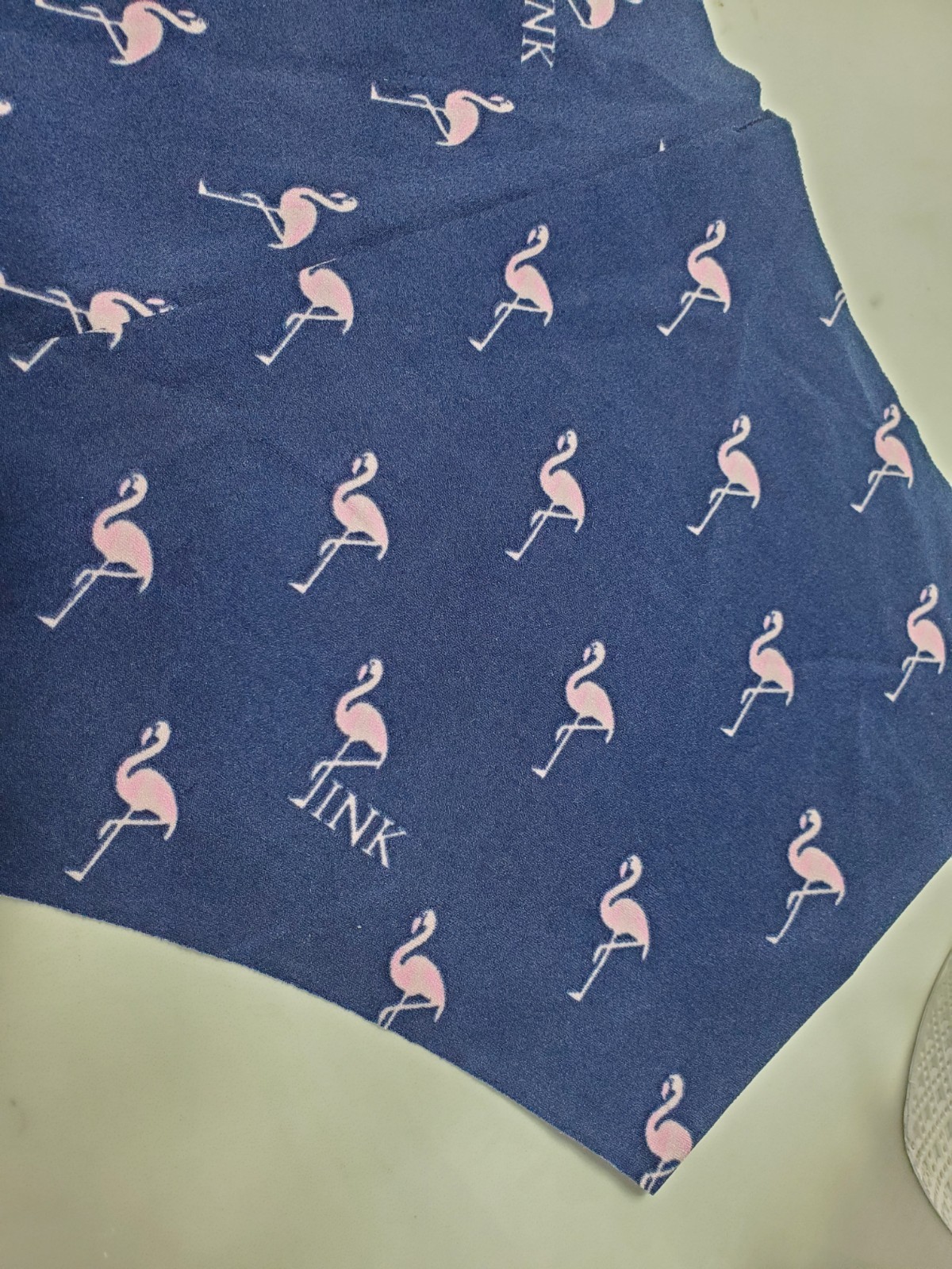 Victoria Secret PINK NO-Show Cheeky Panty Size Medium Flamingo🦩Blue/Pink *NWT