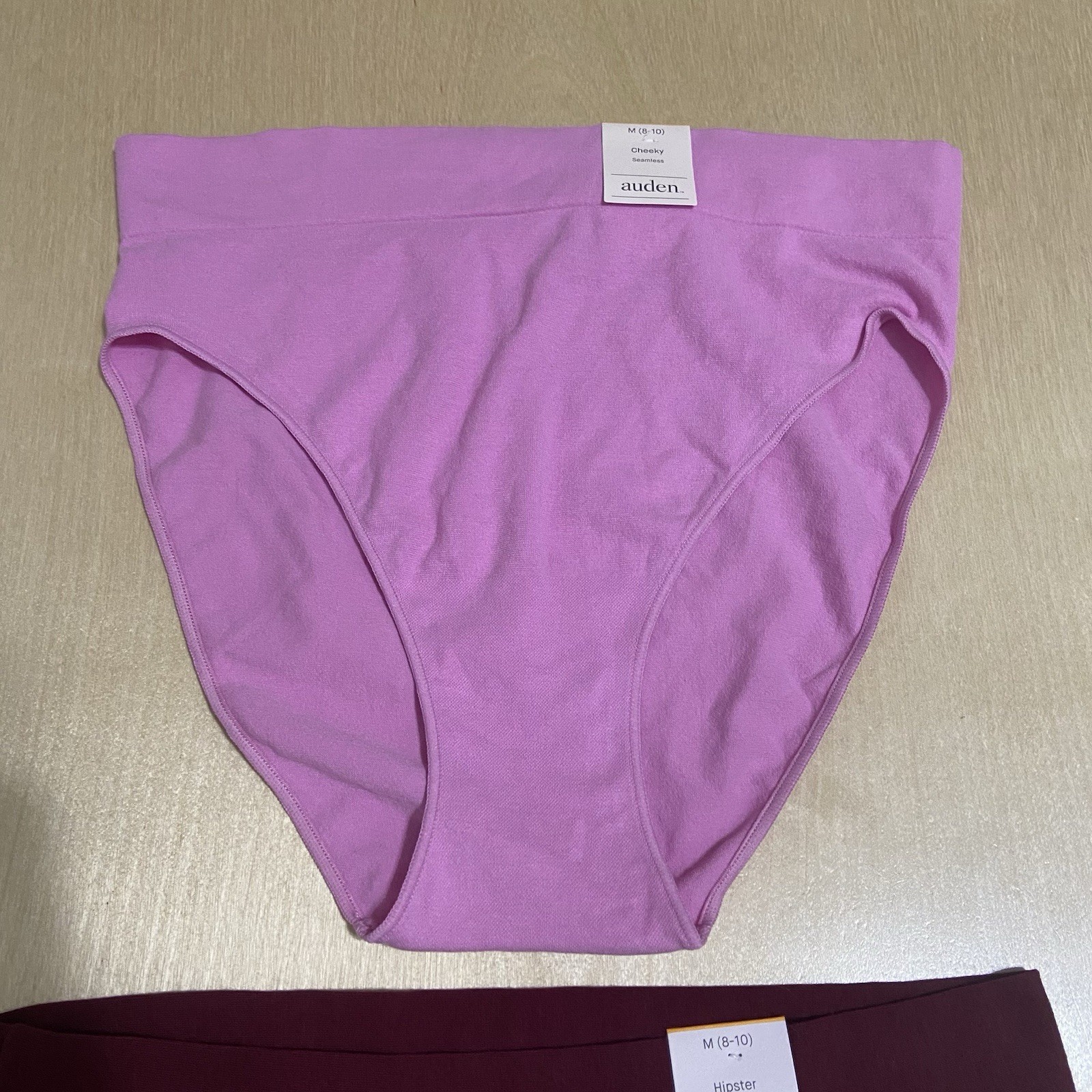 Auden Women’s Size Medium (8-10) Cotton Blend Assorted Variety Panties 2 Pack