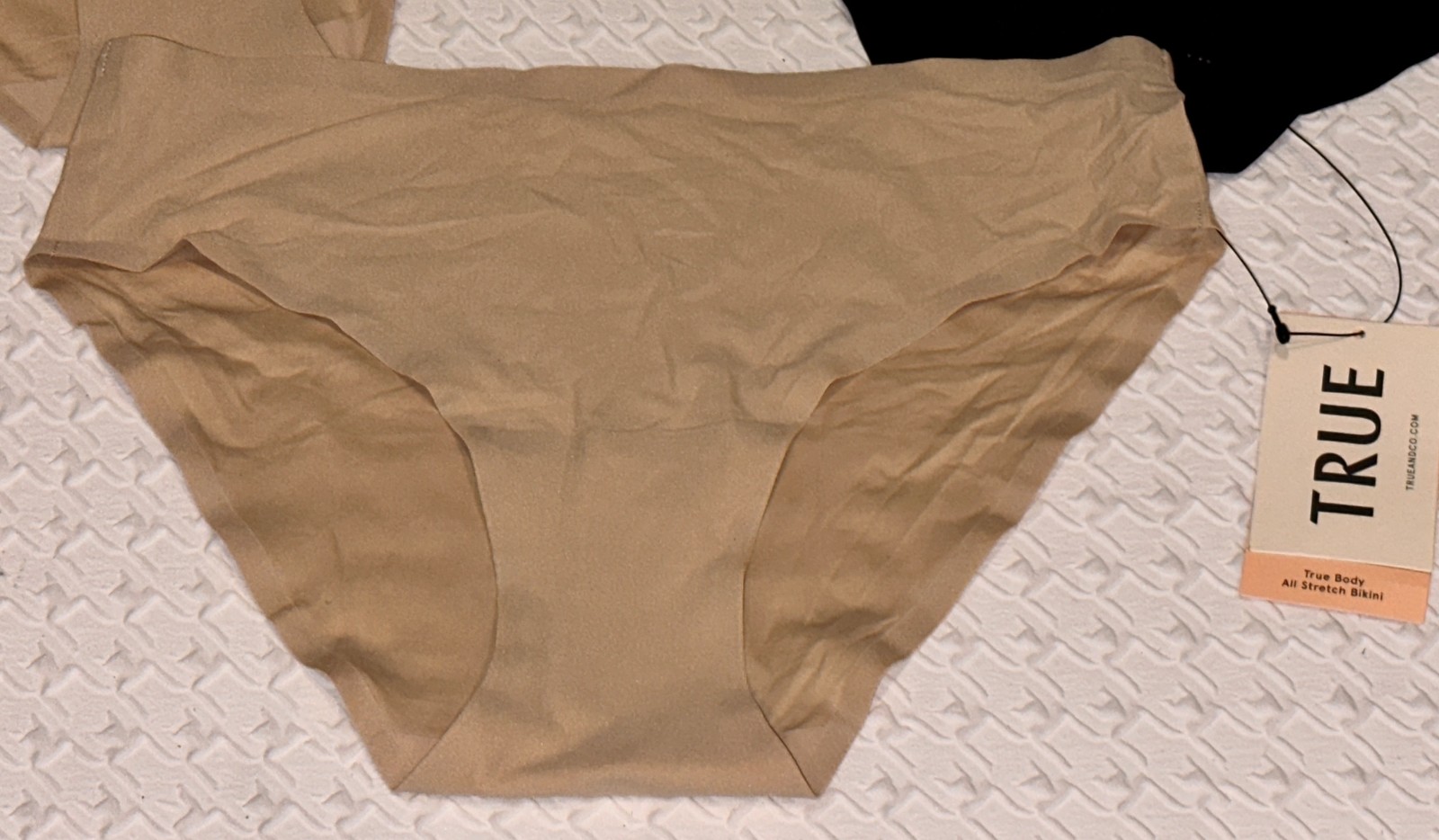 TRUE AND CO Body 3 Pk Nude Black All Stretch Bikini Panty Womens O/S fits XL-3X