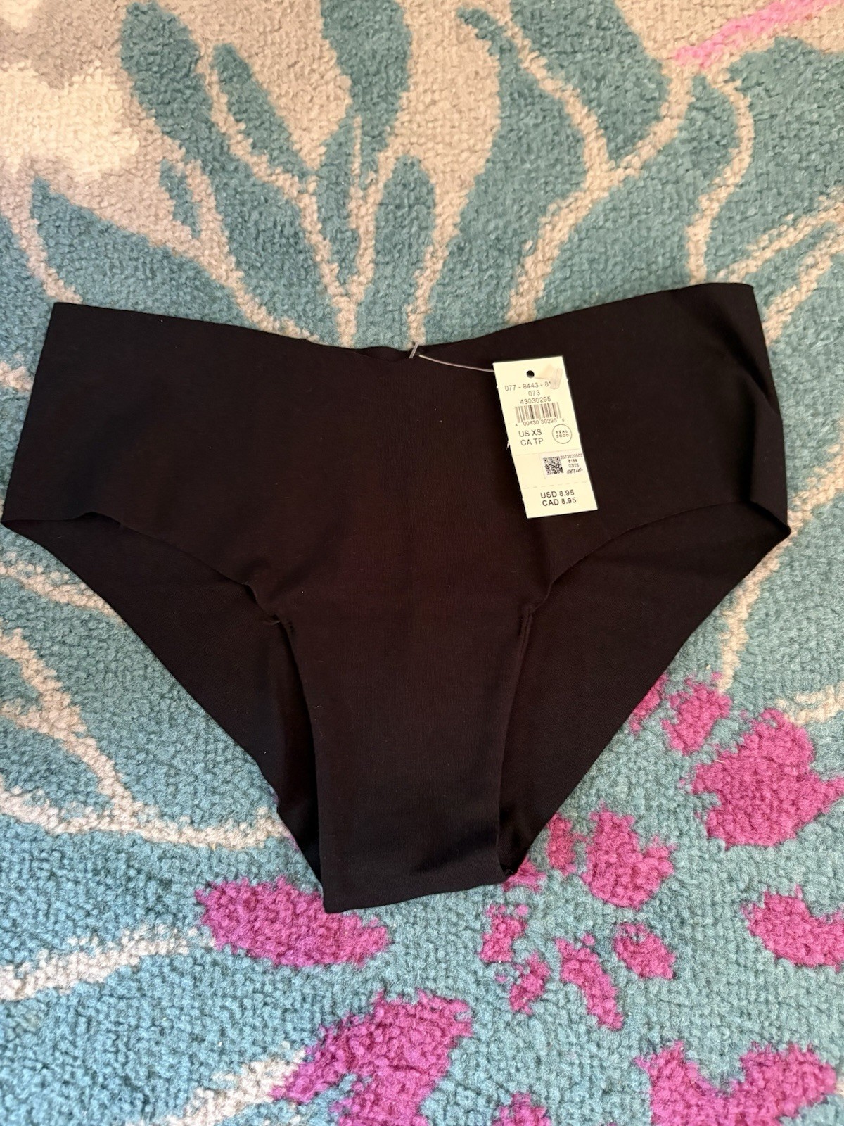 Super Chill By Aerie Black Cheeky Panties Underwear Women’s XS New With Tags