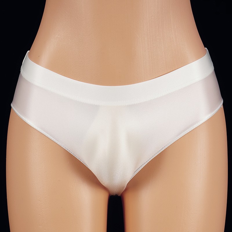2026 Women’s Yoga Panties Shiny Satin Briefs Knickers Opaque Gym Low-rise Briefs