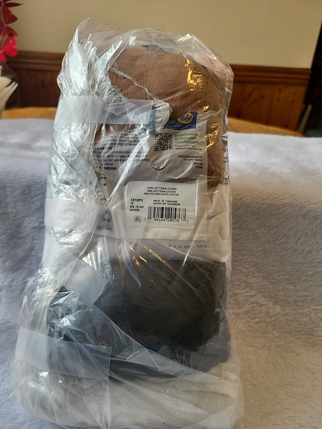 Hanes JMS, Breathable Cotton, 10 Tagless Briefs Size 10/2X Soft No Ride Up