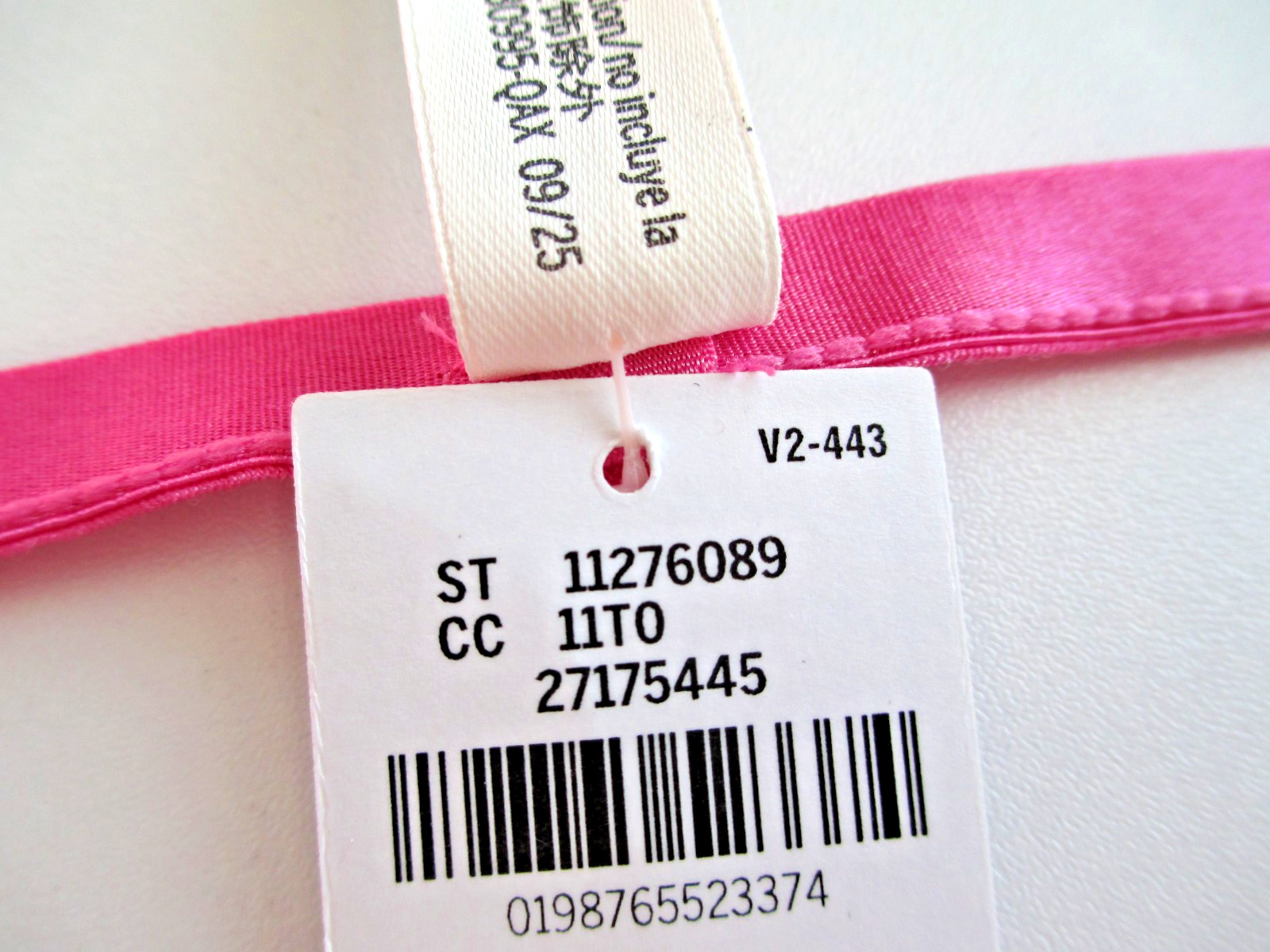 VICTORIA’S SECRET PINK Wink V-String Thong Panty S M L XL Pink NWT Hearts Cutout