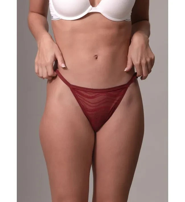CALVIN KLEIN Allover sheer Lace String Bikini QD5137 $15
