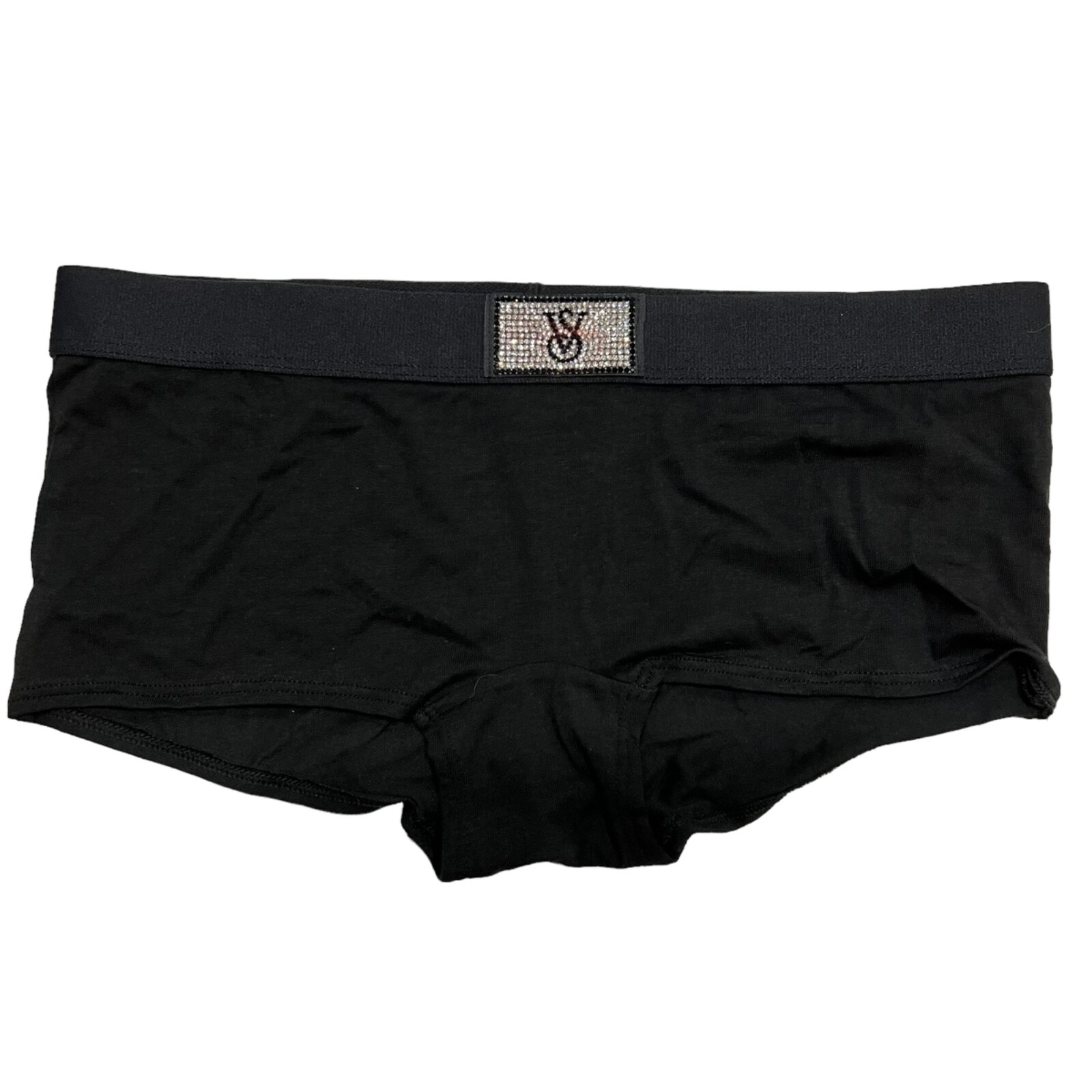 NWT VICTORIA’S SECRET Shortie Pantie Sz S-M-L-XL Black Bling