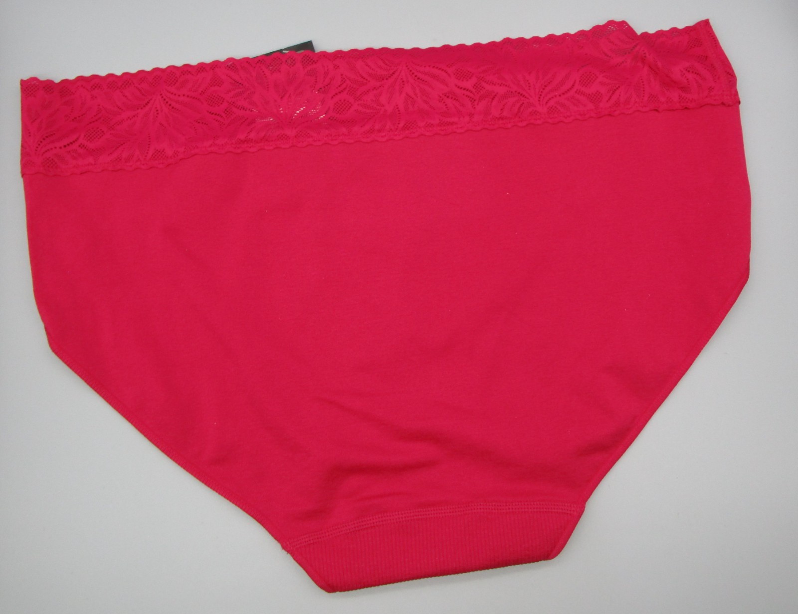 BALI~2XL 9~DFMLHC~Red Comfort Revolution Seamless Lace Trim Hi-Cut