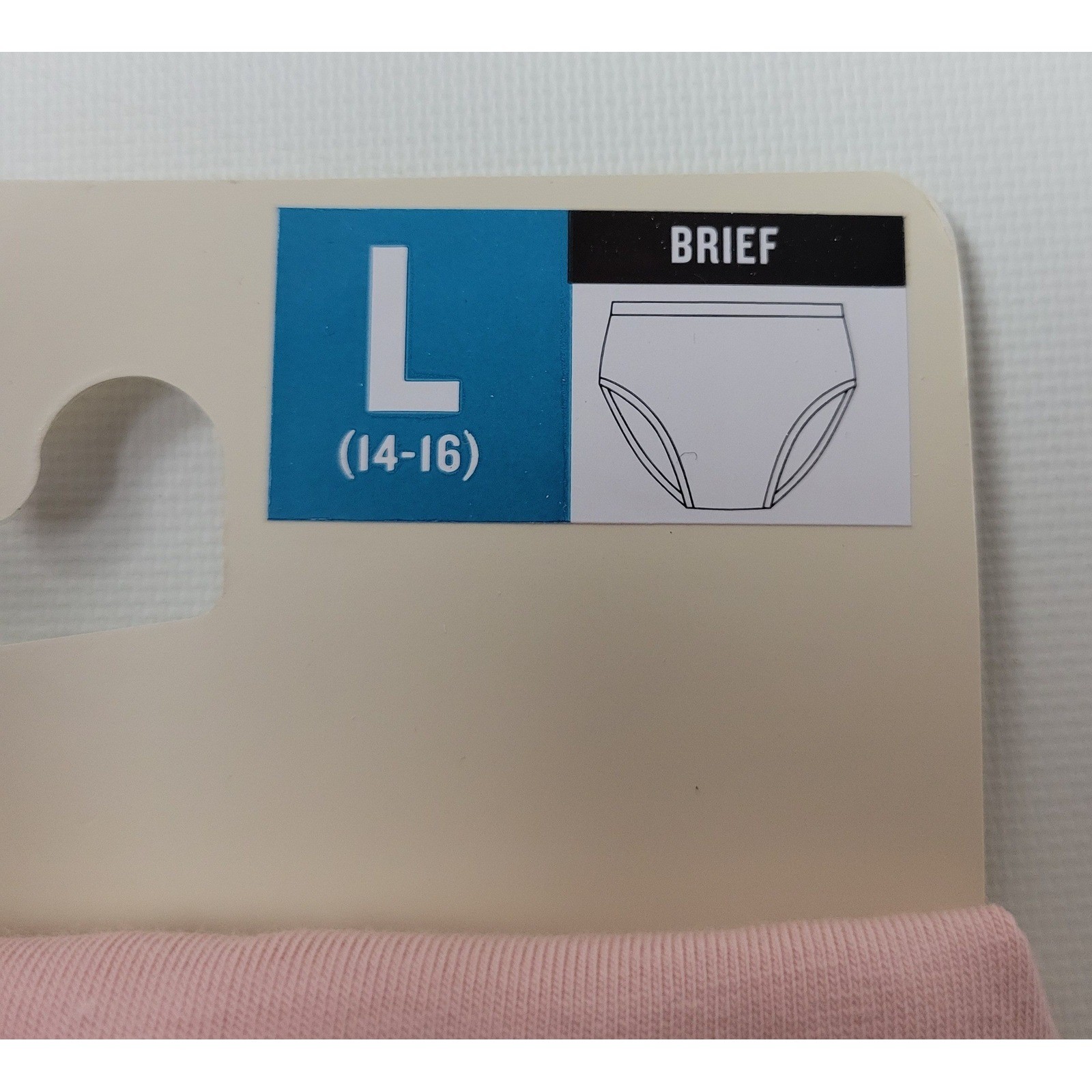 Duluth Trading Free Range Organic Cotton Brief Underwear Pink Women Large 14-16