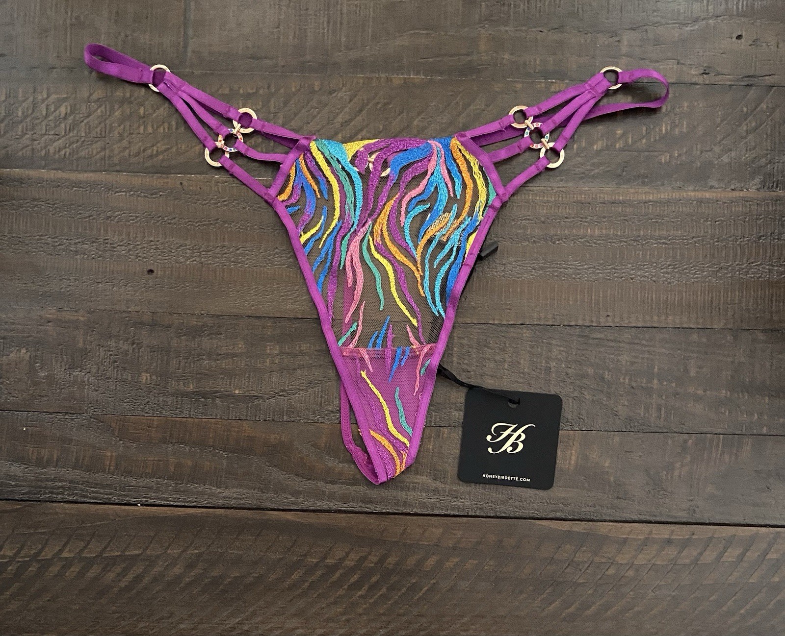 Honey Birdette Solange Thong Panty Size M