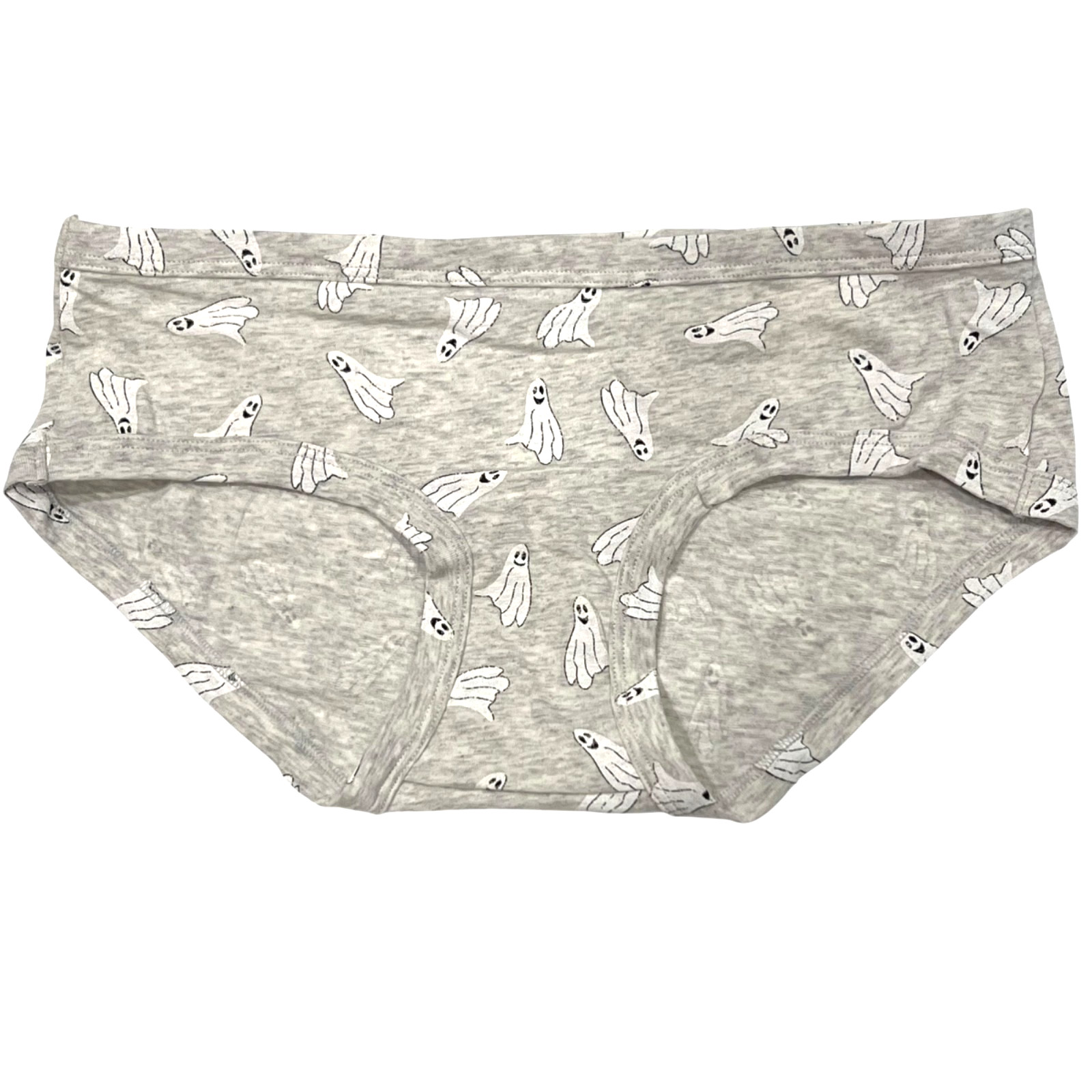 NWT AERIE Boybrief Pantie Underwear M-L-XL-XXL Gray White Ghosts Cotton Jersey