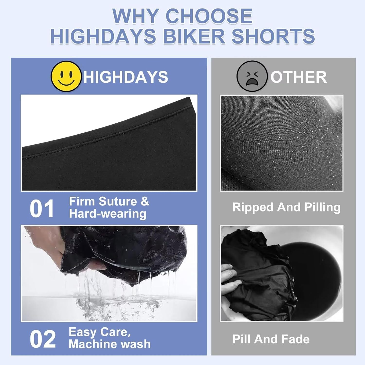 HIGHDAYS 5 Pack High Large-X-Large, Black/Light Grey/Blue/Ins Green/Pink