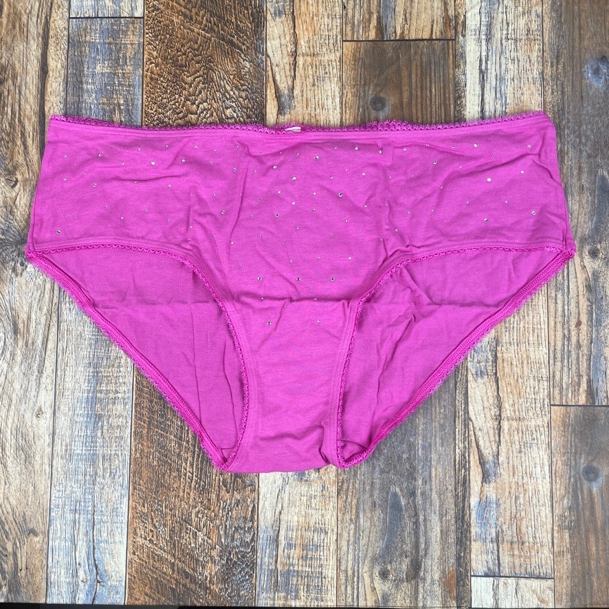 Victoria’s Secret Women’s XXL Pink Stretch Cotton Modal Elastane Hiphugger Panty