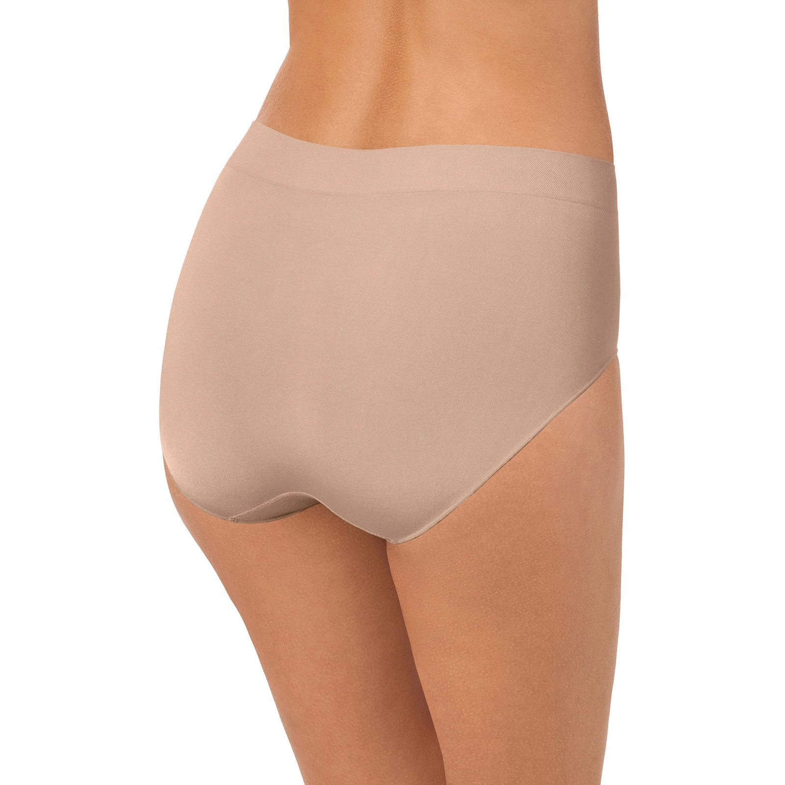 Carole Hochman Women’s Seamless Brief, 5-pack Full Coverage Soft Hand Feel