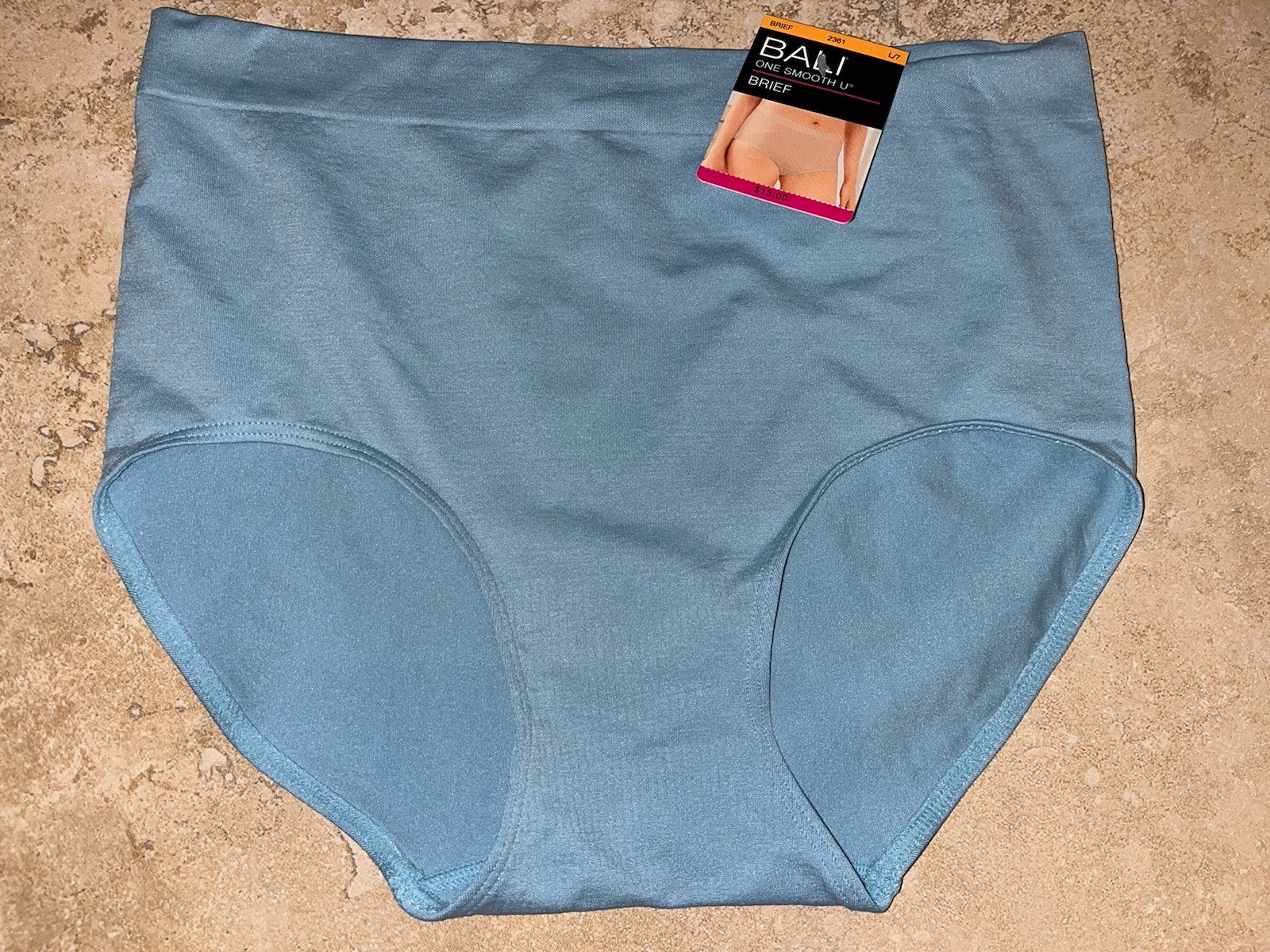 NEW Bali One Smooth U All-Around Smoothing Brief Panty DF2361 Large 7