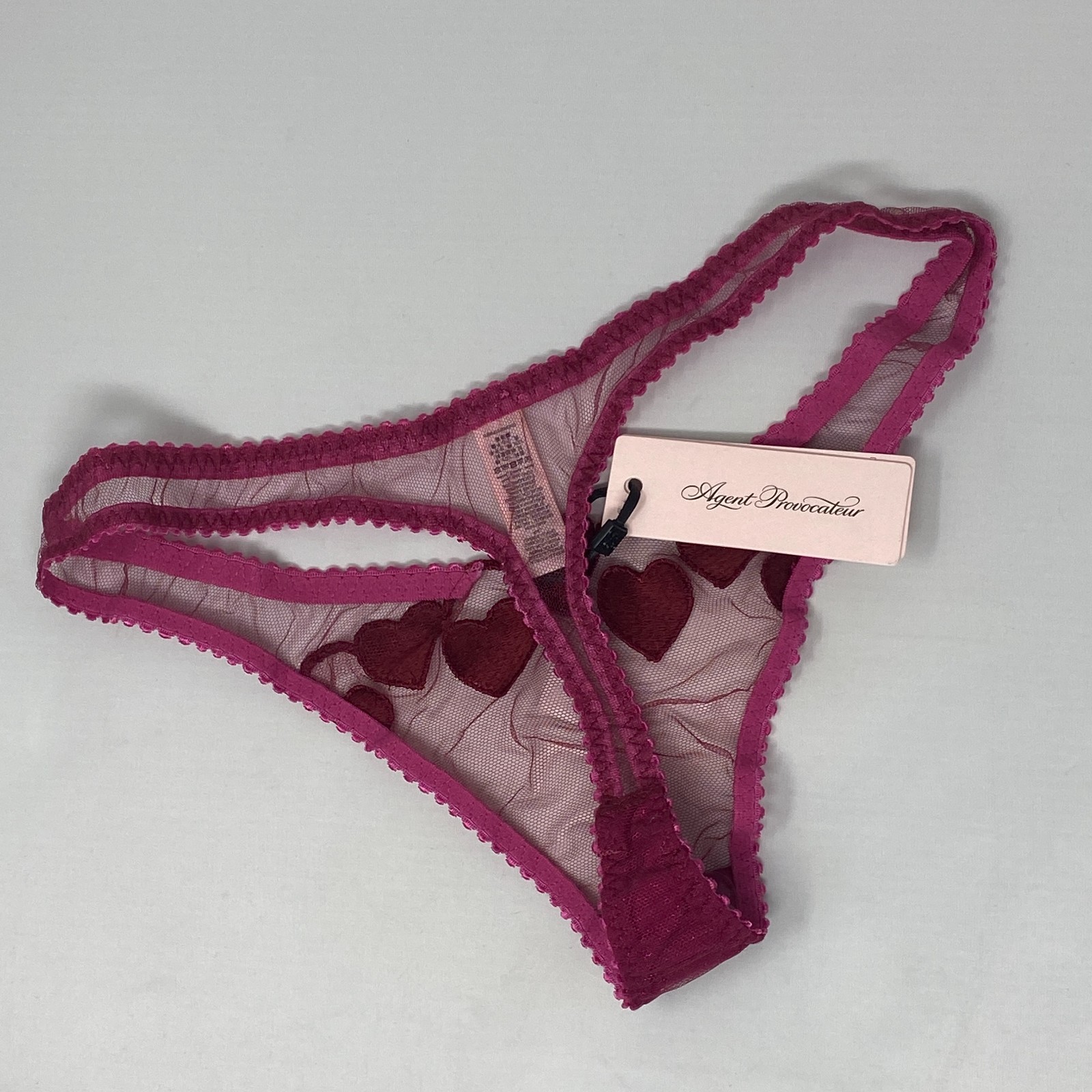 Agent Provocateur Liliya Magenta Thong AP2 Small NWT