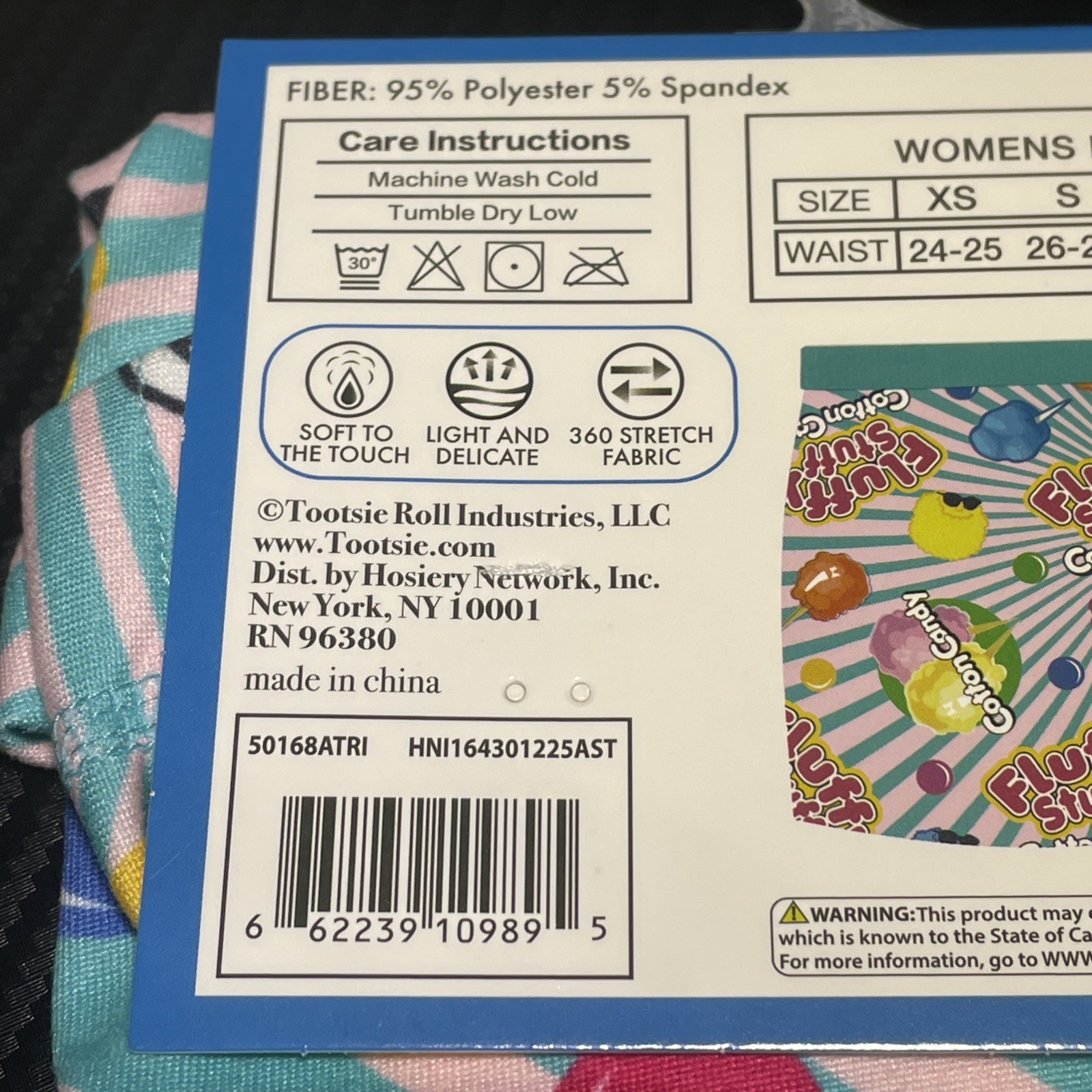 CHARMS Fluffy Stuff Cotton Candy Women’s Boy Short Sz M 28-29 New