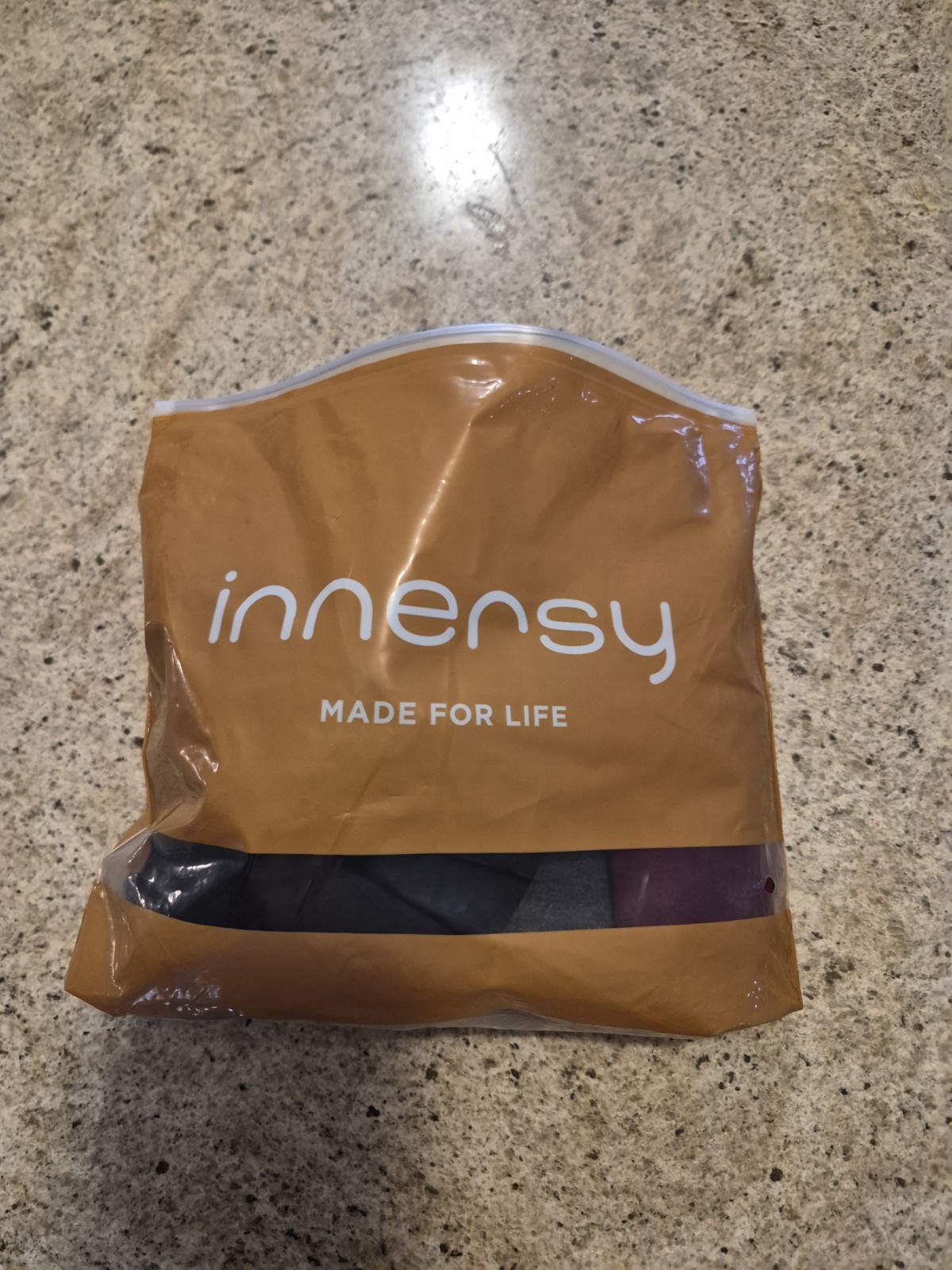 Innersy Women’s High-Waisted Panties 5 Pack Dark Blue Size L