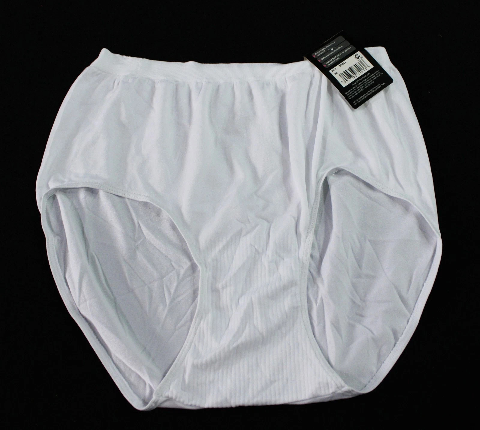 Bali Women’s Comfort Revolution Modern Seamless Brief CN6 White Size 6/7 NWT