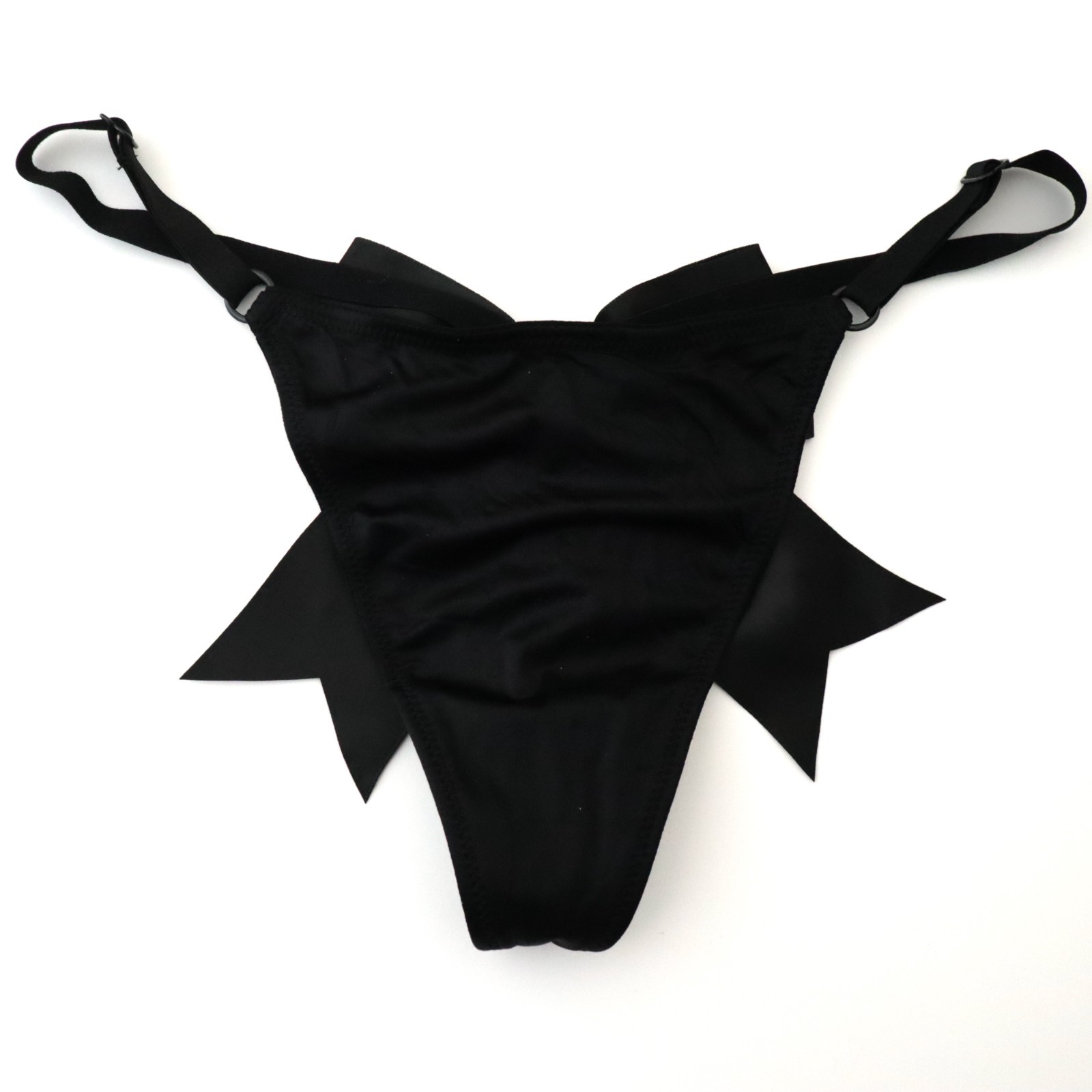 Victoria’s Secret VERY SEXY Shine Satin Bow Adjustable V-String Panty S M XL
