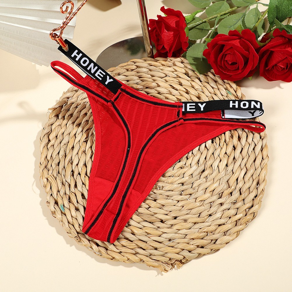 Womens Breathable Low Waist TBack Underwear in Multiple Colors Available