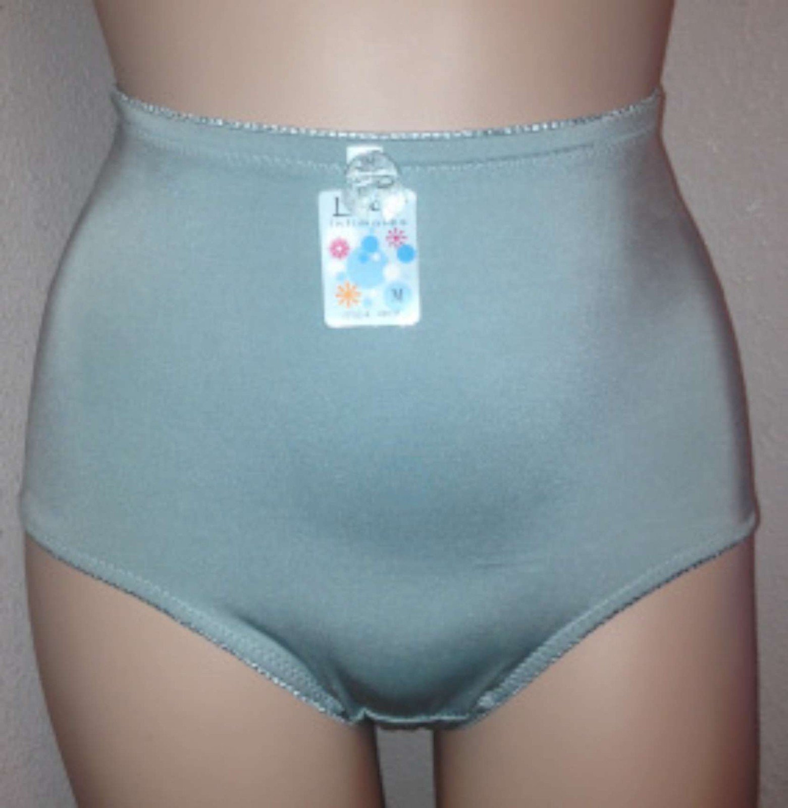 NWT LUCII INTIMATE LOT 3 SPANDX UNDERWEAR PANTIES 4XL IVORY, LIGHT BLUE, SAND