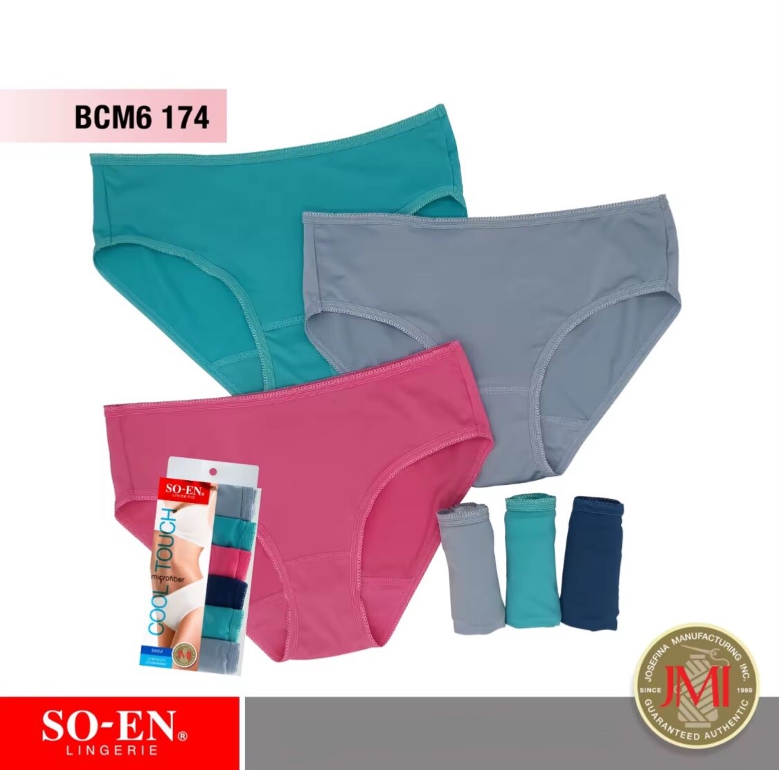 SO-EN Samantha Cooltouch Bikini XL 6 Pieces #BCMC-174