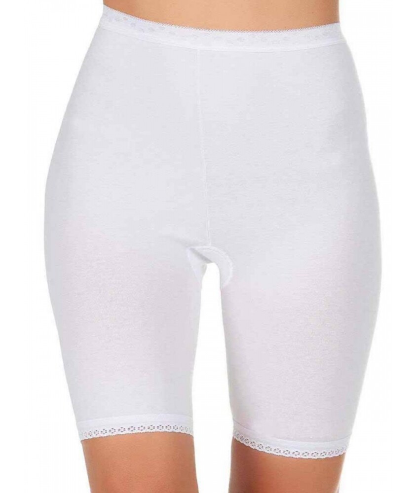 6 Womens Jadea Long Modal Stretch Cotton Long Leg High Waist Briefs