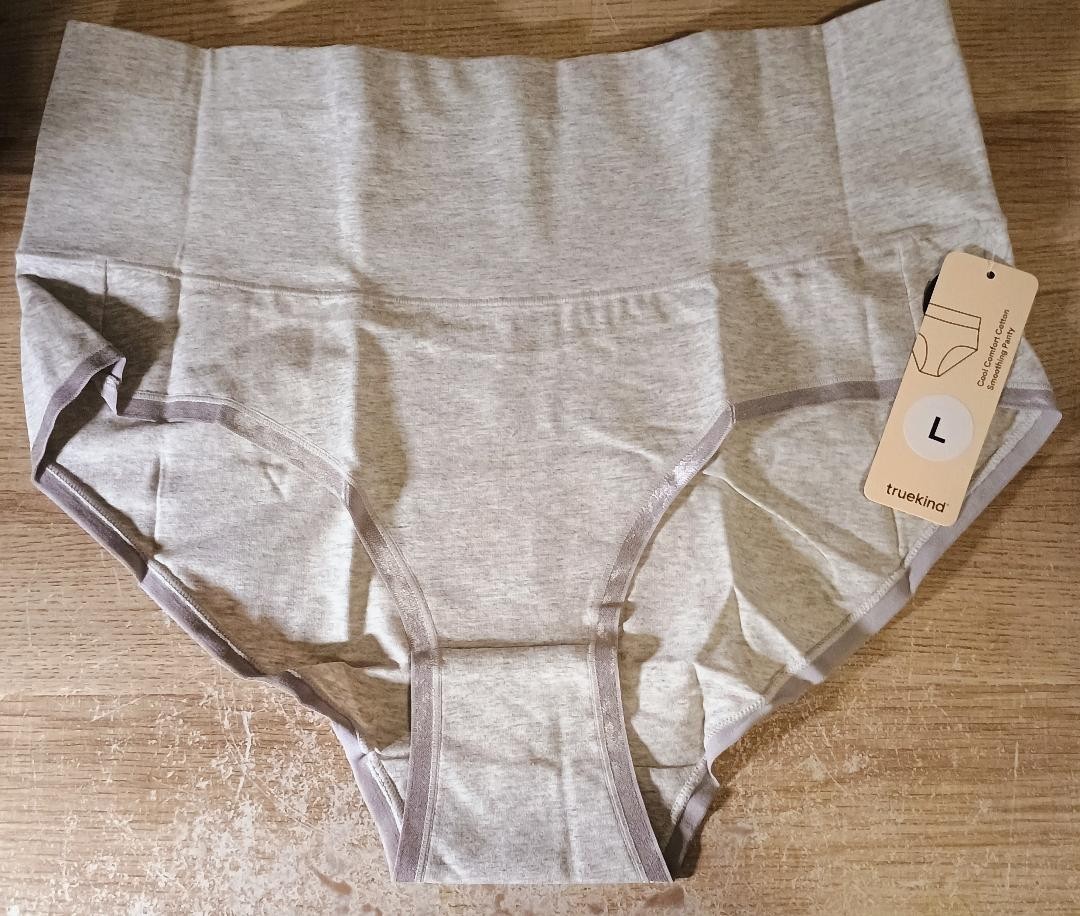 Shapermint Truekind Comfort Cotton Smoothing Panty Light Heather Gray 56002 – L