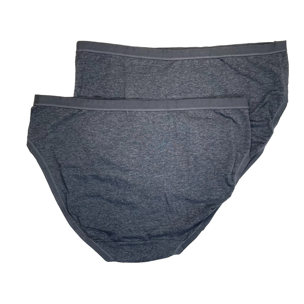 NWT 2-Pack Memoi Women’s L Combed Cotton Basic Hipster Panties MU-1014 Black
