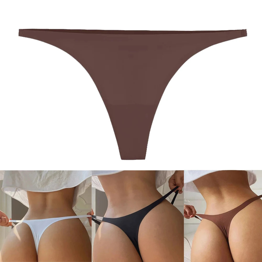 Seamless Thong Low Rise Smooth Soft Women’s G String Panties Underwear