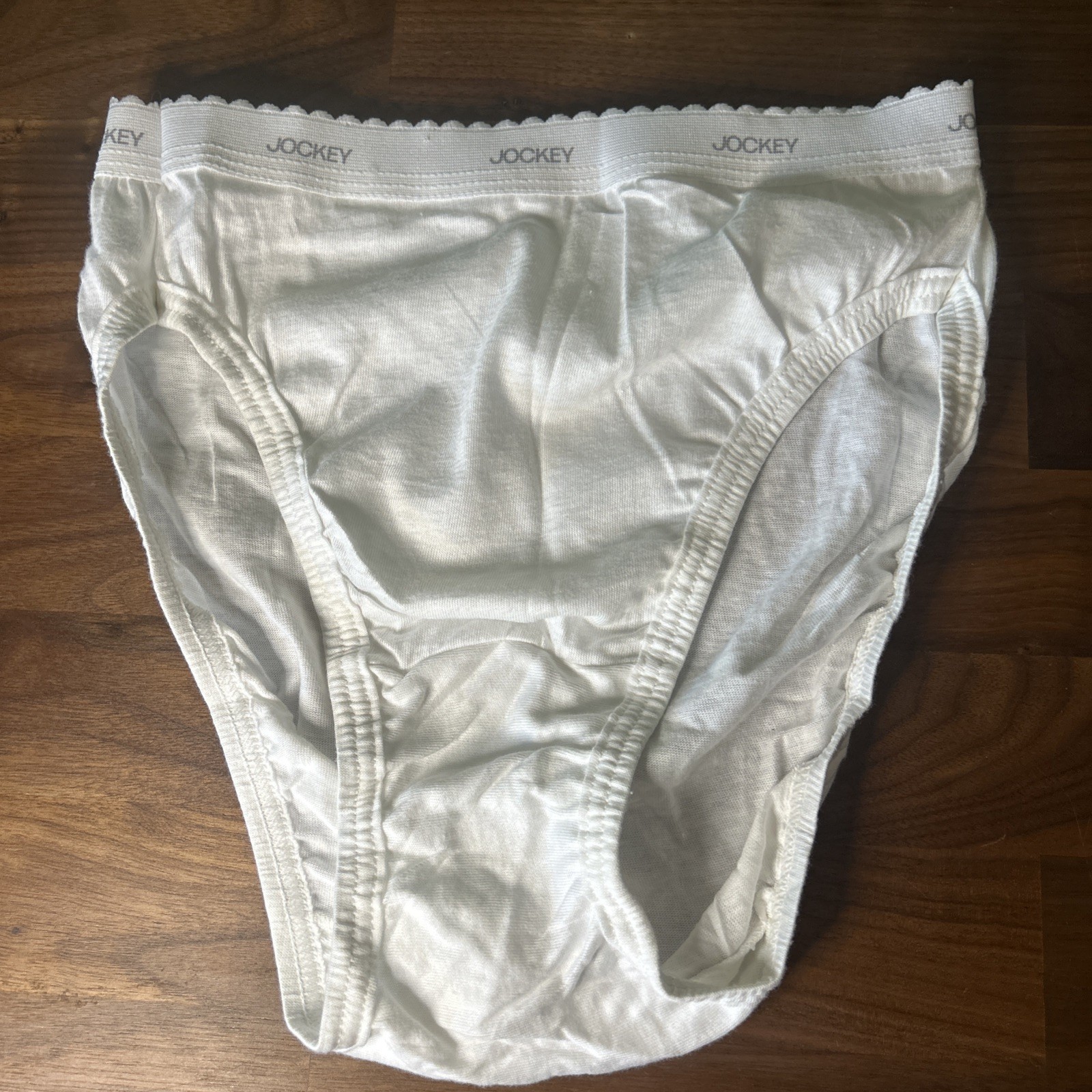 Vtg Jockey for Her Bikini Underwear Panties Sz 4 100% Combed Cotton 90’s Hi Cut