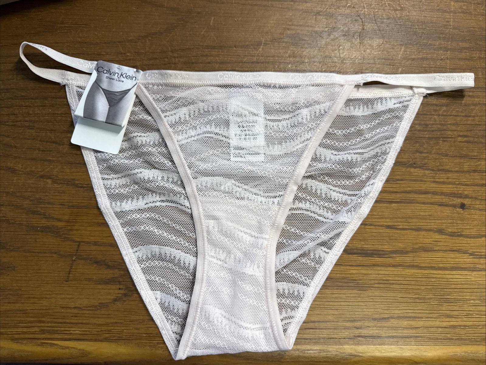 NWT Calvin Klein WOMEN’S (Various) Allover Lace String Bikini QD5137-690