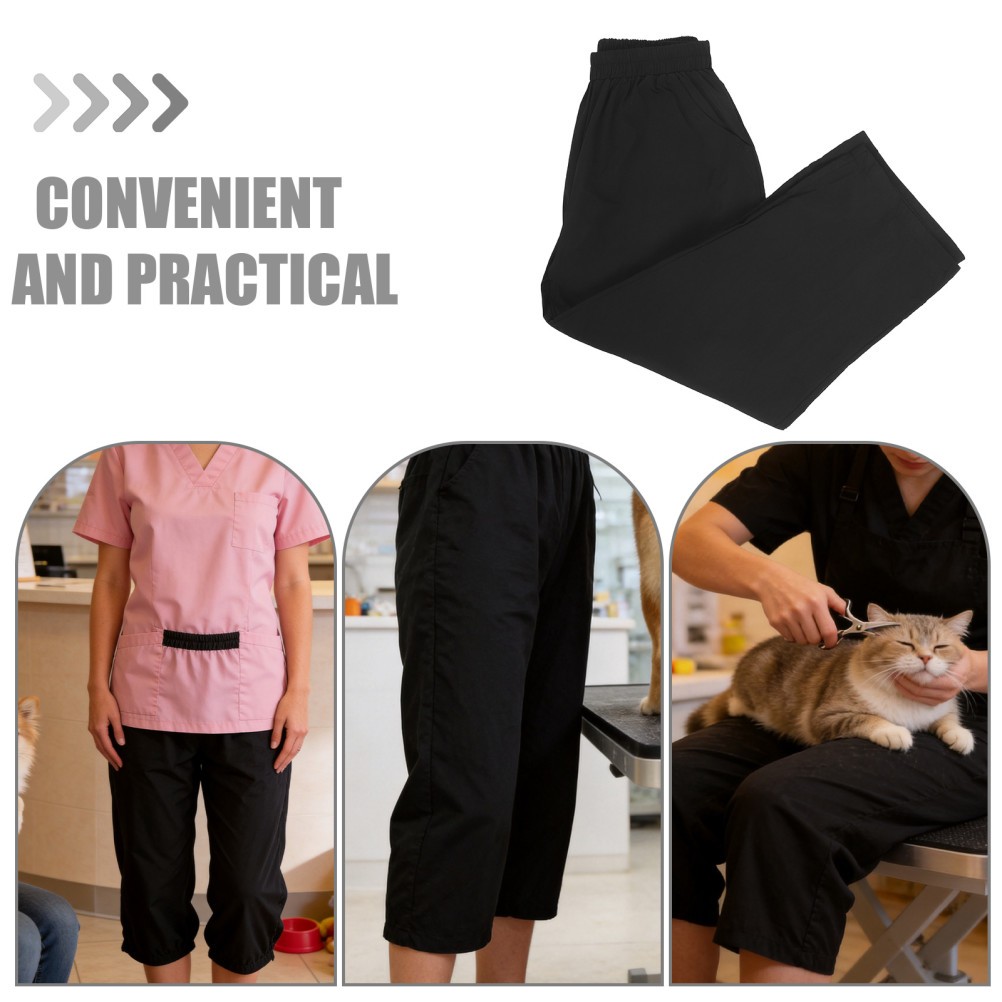 Professional Pet Grooming Pant – Hair-Resistant Water-Resistant Anti-Static –