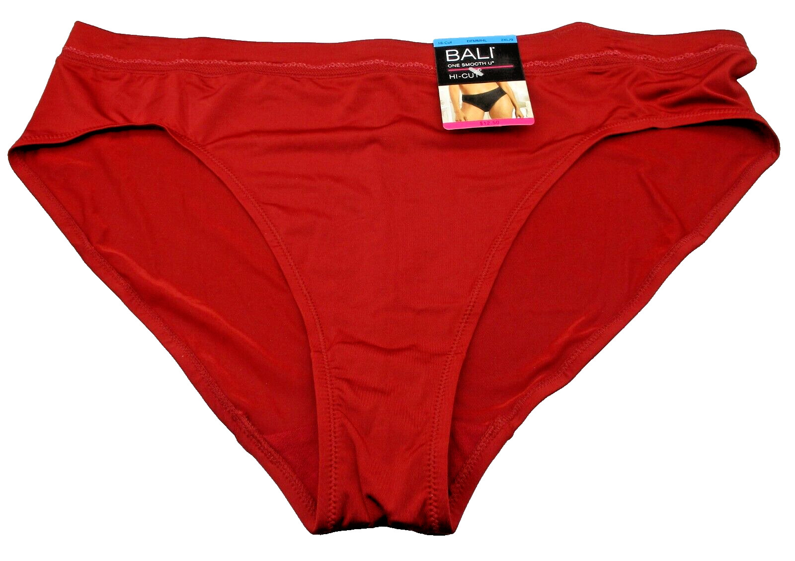 BALI~2XL 9~DFMMHL~Vintage Car Red One Smooth U Modern Microfiber Hi-Cut