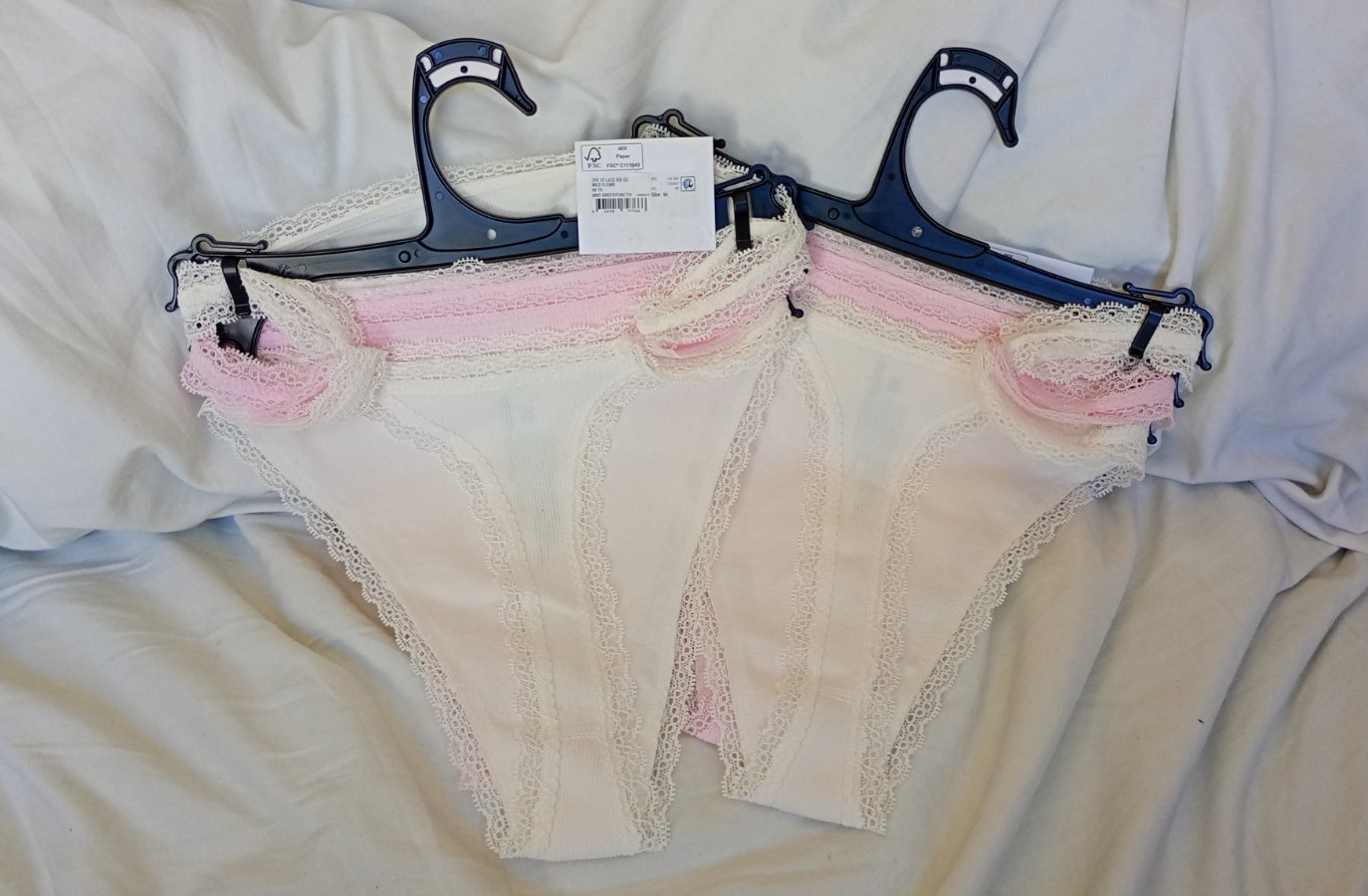 BNWT 2×3 Pack Size 18 Anko G-String Stretch Skin Tone, Baby Pink, Floral Panties