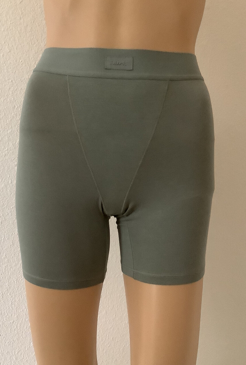 Size XXS Boxer Skims Women Patina – Green Cotton Boxer Shorts AP-BOX-0461 NWT