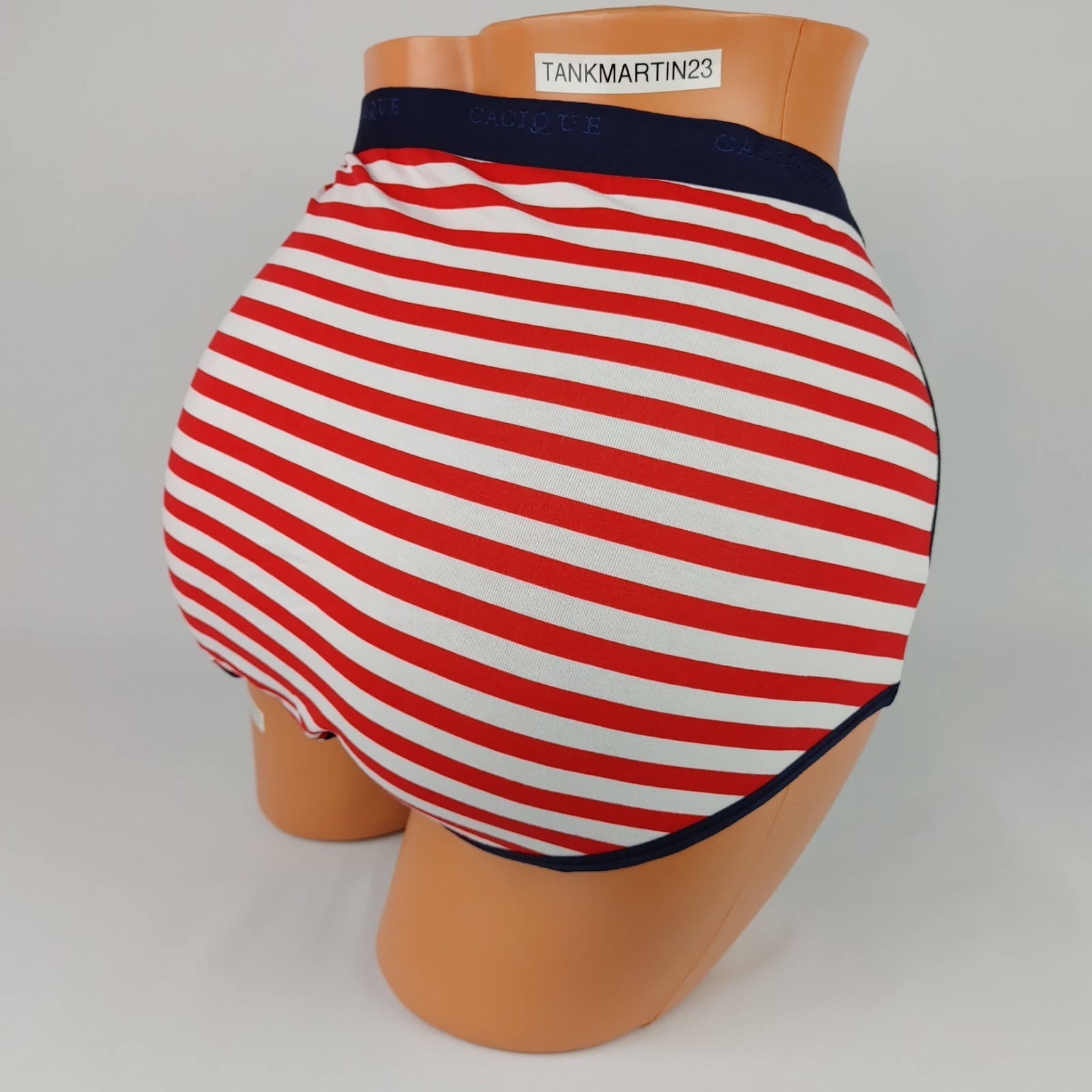NWT LANE BRYANT CACIQUE COTTON FULL BRIEF PANTY PLUS 18/20 RED WHITE BLUE STARS