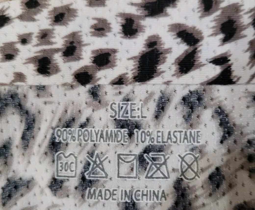 RETRO CHIC 4 Pair Large SeXy Slinky Animal Tanga Polyamide Panties nifp