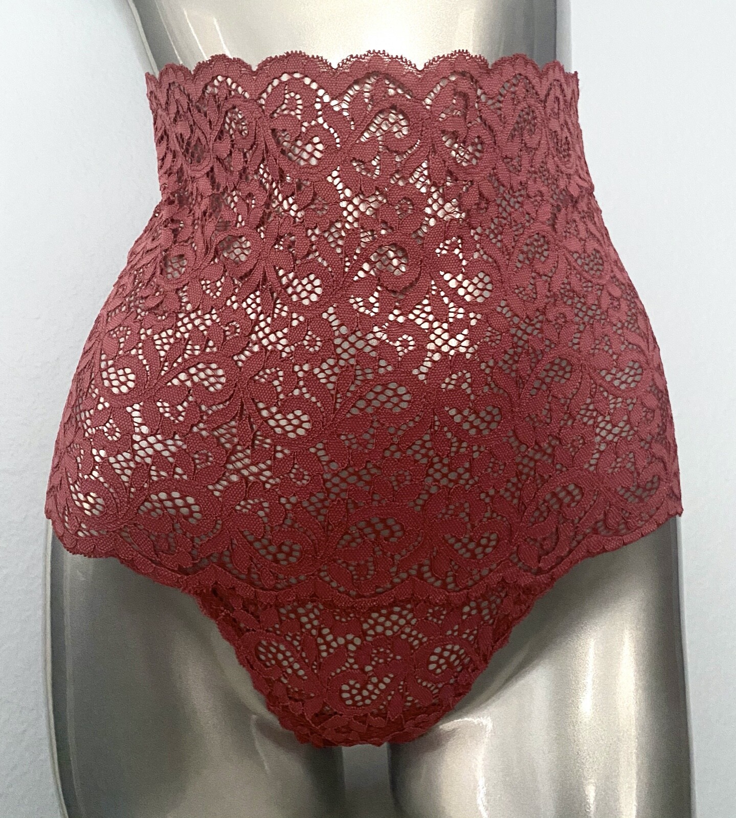 Victoria’s Secret Thong Panty Lady Pink Athena Lace High Waist Body XS S M XL