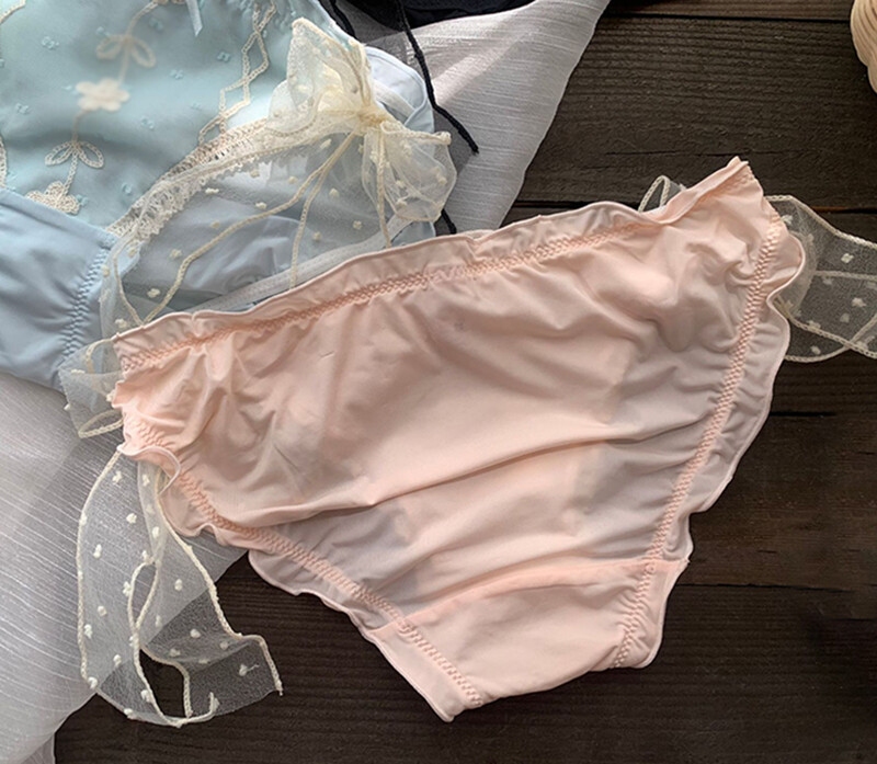 Cute Girls Bowknot Lace Panties Brief Japanese Lolita Underwear School Underpant