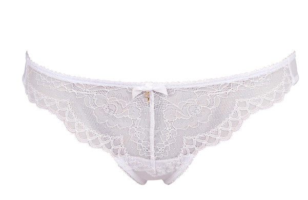 Gossard Superboost Lace White Thong 14 – 16 Large Sheer Panty Panties Knickers